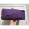 Vera Wang tote bag beach overnight bag Purple Canvas sequins