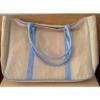 Sue Devitt Straw Beach Tote Bag,  12&#034; x 15&#034; x  4&#034;