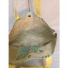 NWOT  LILLY PULITZER BABY BLUE/ YELLOW BEACH BAG WITH BEACH DESIGNS