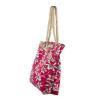 Lux Accessories Lux Accessories Womens Zip Up Beach Bag Red Floral