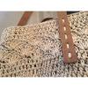 Large Merona Woven Straw Shoulder Bag Oversized Tan Giant Shopper/Beach