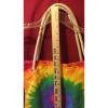 COLORFUL TYE DYE HEART TOTE BEACH SHOPPING BAG SCHOOL SPORTS 13.5&#034; X 14&#034;