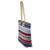 Lux Accessories Lux Accessories Womens Zip Up Beach Bag Nautical