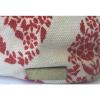 STEPHANIE JOHNSON Beach Ivory Canvas Sea Red Floral Print Hobo Shoulder Bag