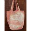 Ron Jon Surf Shop Beach Bag Pink &amp; White Custom Bleached Sun Dyed One of  a Kind