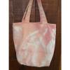 Ron Jon Surf Shop Beach Bag Pink &amp; White Custom Bleached Sun Dyed One of  a Kind