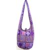 SUMMER BAG SLING SHOULDER BOHO GYPSY UNISEX HOBO PURPLE BEACH PURSE YOGA TRIP