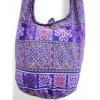 SUMMER BAG SLING SHOULDER BOHO GYPSY UNISEX HOBO PURPLE BEACH PURSE YOGA TRIP