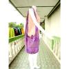 SUMMER BAG SLING SHOULDER BOHO GYPSY UNISEX HOBO PURPLE BEACH PURSE YOGA TRIP