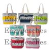 WEATHERPROOF NEW Pro Weave Striped Beach Comber Lined Tote Bag Swim Picnic 3394