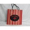 Large Beach Bag Carry All Environmently Friendly Red White Striped Tote Chateau