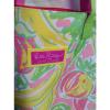 Lilly Pulitzer Tote Bag Estee Lauder Fruit Beach Bananas shoulder 17 x 16.5 x 6