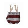 WEATHERPROOF NEW Pro Weave Striped Beach Comber Lined Tote Bag Swim Picnic 3394