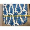 Lilly Pulitzer For Estée Lauder Blue White Seashell Beach Casual Bag Large Tote