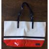 Venus Women&#039;s Red White Blue Shiny Beach Bag Tote Purse Large New W/O Tags