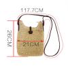 Woven Shoulder Bags Straw Summer Weave Crossbody Burlap Jute Pouches Beach Handb