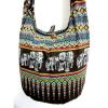 THAI BROWN ELEPHANT BAG SLING SHOULDER ADVENTURE BEACH HOBO HIPPIE PURSE UNISEX