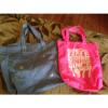 Lot of 2 AMERICAN EAGLE &amp; Arie Tote Bag Pink nylon Tote Bag AE beach Bag