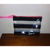 NWOT Black and Clear Vinyl Clutch/ Beach Bag/ Travel Bag!!