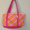 BATH &amp; BODY WORKS Tote, Beach Bag, NWT, Pink, Orange, Yellow, And White