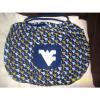 OFFICIALLY LICENCED COLLIGATE PRODUCT WVU BEACH BAG