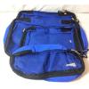 Four Blue Vinyl Tote/Beach Bags with See Through Mesh