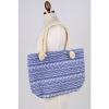 Women Beach Bum Handbag Over Shoulder TRIBAL CANVAS Large Day Tote Shopping Bag