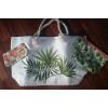 NEW 3 Set Canvas Lg Beach Bag Tote Purse Med Makeup Bag Small Sunglasses Tote