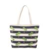 Beach Hand bag Shoulder palm tree CANVAS Large Tote Shopping MESSENGER pocket