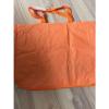 Large Beach Tote Bag Panama Orange Sun Sand Palm Trees Zipper (bt17)