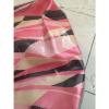 VICTORIA&#039;S SECRET STRIPE PLASTIC COVERED  JELLY  BEACH TOTE  BAG