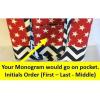 Holiday Hand-Made Large Beach Bag with FREE MONOGRAM - You Select Monogram Color