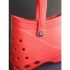 Lubber USA RED Tote Beach Bag Purse Crocs Shoes Footprint with Peace Sign NICE!!