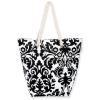 Large Demask Rope Handle Tote Shoulder Beach Bags