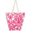 Large Demask Rope Handle Tote Shoulder Beach Bags