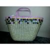 Brand new!! Small/medium Size Straw Tote Beach Bag. Beige