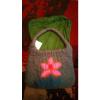 Vintage Small Wool Bag With Flower Front From Beehive Manhatten Beach, CA