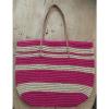 Merona Soft Straw Paper Large Tote Handbag Beach Bag Retail $29.99