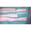 DSW STRIPED BLUE SUMMERTIME CANVAS BEACH SHOPPING BAG TOTE