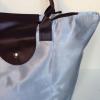 Nylon Zipper Tote Beach Travel Carry On Bag Pliage Style Small Silver Gray