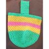 Large Crochet Market Bag/Beach Bag/Basket/Tote/Purse - New -Handmade-Multi-color