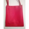 Lot 1 Estee Lauder Red Plastic Tote Bag Women&#039;s Ladies beach pool summer handbag