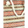 Handbag Beach Bag Tote tribal canvas designer brown orange rope straps aztec