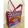 Tote Bag with &#034;La Catrina&#034; print, great for Carry on, Beach, Market, Purse Pink