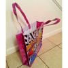 Tote Bag with &#034;La Catrina&#034; print, great for Carry on, Beach, Market, Purse Pink