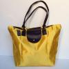 Nylon Zipper Tote Beach Travel Carry On Bag Pliage Style Small Yellow