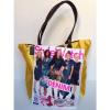 Nylon Zipper Tote Beach Travel Carry On Bag Pliage Style Small Yellow