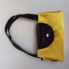 Nylon Zipper Tote Beach Travel Carry On Bag Pliage Style Small Yellow