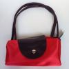 Nylon Zipper Tote Beach Travel Carry On Bag Pliage Style Small Red