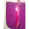 Lot 1 Clinique Purple Pink Plastic Tote Bag Women&#039;s Ladies beach pool summer